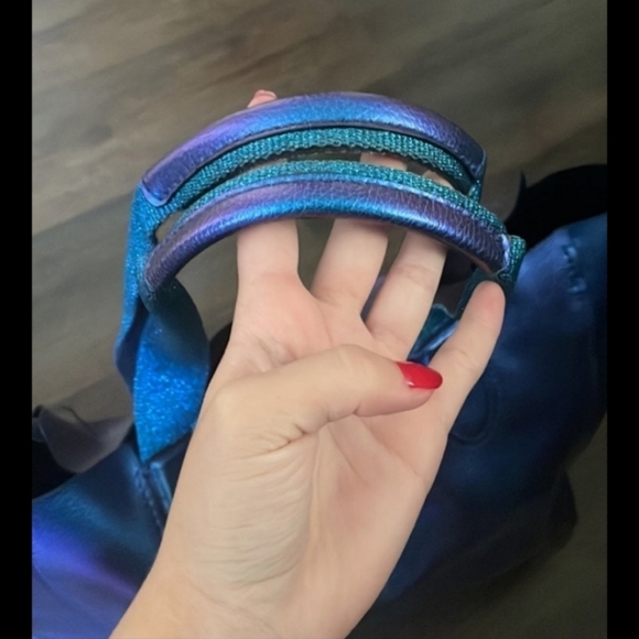 RARE Coach hologram iridescent metallic tote bag - Picture 11 of 14